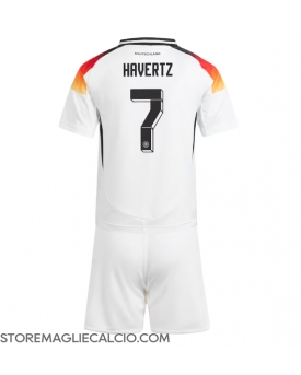 Germania Kai Havertz #7 Maglia Gara Casa Repliche Europei 2024 Bambino